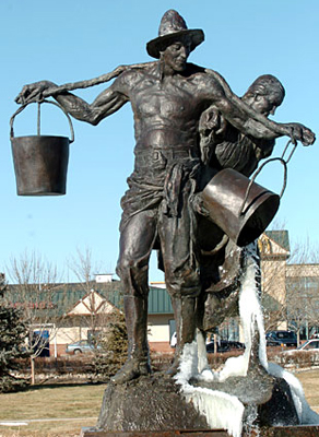 the water carriers monument