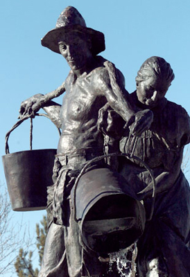 the water carriers monument