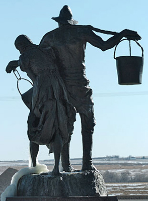 the water carriers monument