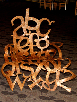 alphabet chair