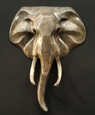 elephant mask maquette