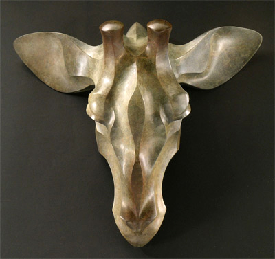 giraffe mask maquette