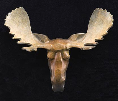 moose mask maquette