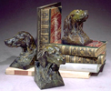 portrait pair bookends